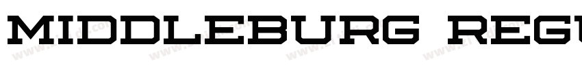 Middleburg Regular字体转换